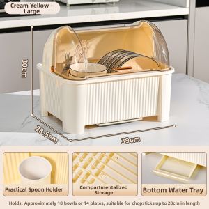 QIANQIN | Cutlery and Dish Draining Organizer Plastic