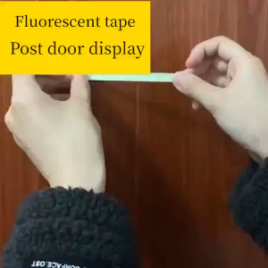 Luminous Fluorescent Night Tape Self-adhesive Glow In The Dark Tape Warning Stripe Sticker