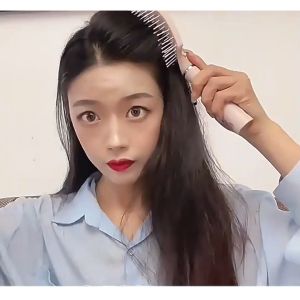 Lược chải tóc tạo mát xa da đầu dẻo dai thiết kế vòng cung làm xoăn phồng dễ dàng bọc đầu gỡ rối tóc hiệu quả-HAUSE