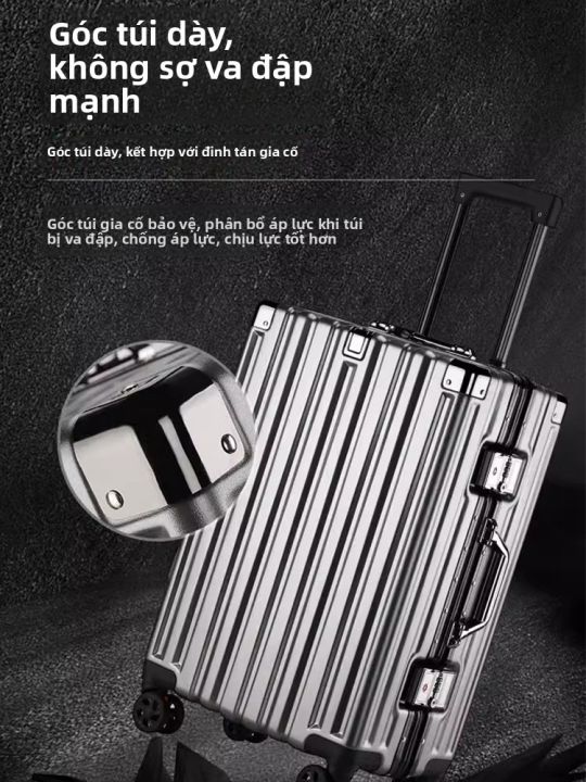 JIFANPAUL | Vali Du Lịch Khung Nhôm với Tay Nắm Telescopic 20-Inch và ...