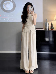 Ge·an·fei | Summer Sleeveless Top and Wide-leg Pants Set New 2026 Style