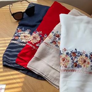 OXO Summer Sun Protection Shawl: A Fashionable & Elegant Cotton & Linen Vietnam Scarf