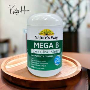 Viên uống giảm căng thẳng Nature’s Way Mega B Executive Stress lọ 200 viên