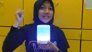 FAST DELIVERY SURPASS Bluetooth Speaker Mini Full Bass Portable 2in1 Wireless LED Smart Touch 300mAh