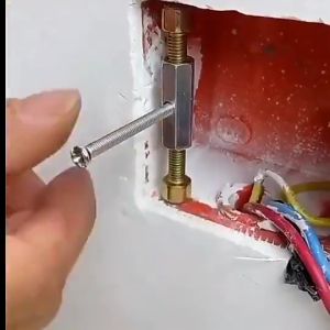 10 Pcs Switch Socket Cassette Screws Support Rod Switch Box Repair Kit Corrossion and Rust Resis Electrical Tools