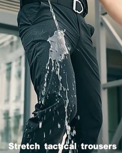 ASIAON IX5 Stretchable Tactical Pants Fabric Water Resistant Minimalist Style for Business Casual Formal Pants