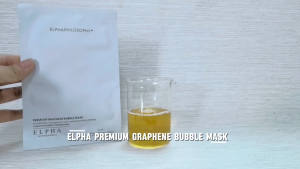 ELPHA Graphene Premium Bubble Mask – Deep Cleansing & Exfoliating Face Sheet Mask for All Skin Types (6 Sheets/Box)