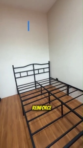 SuperValue Minimalist Bed Frame Carbon Steel Bed Frame Under Bed Storage Frame Family Double Bed