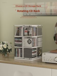 Transparent Storage Box for CDs Vinyls Magazines Albums Dustproof Multifunctional