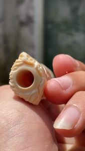 Pipa GG Asli Lokal 10cm Ukiran Putri Duyung Cantik