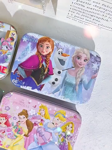 Paw patrol Mickey Ice Snow Childrens Educational Toys 60 Pieces Tin Box Wooden Toys Puzzle Games Childrens Puzzles