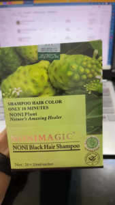 BSY NONI MAGIC BLACK HAIR SHAMPO HALAL BPOM - BSY NONI MAGIC-JUAL PERSACHET