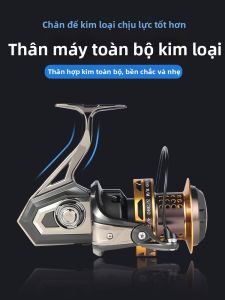 TEBEN | All-metal Seamless Distant-casting Saltwater Resistant Fishing Reel 10000 Type