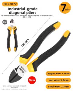 deli | Electrician Dedicated Slanted Mouth Pliers 6 inch