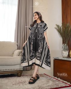 Yunna Home Dress ✅ Nadheera Luxury ( READY STOK SIAP KIRIM)