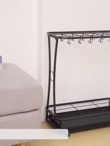 SG stock Fast ShippingUmbrella rack storage rack home ho lobby commercial umbrella storage bucket door placed artifact hanging umbrella rack