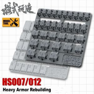 MOSHI HS007 HS012 Model Tools Plastic Modification Heavy Armor Reactive Armor for Gundam Mecha Gunpla GK DIY Model Making Tools Details Mutil Size Model Part