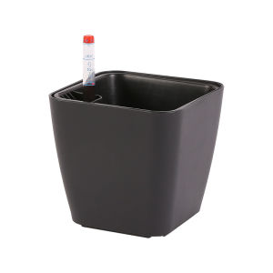 Office Desk Surface Panel Minimalist Bean Bag Flowerpot Automatic Water Feeding Soil Hydroponic Non-Porous Boutique Small Flower Pot Plastic Creative