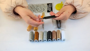 Leather Sewing Repair Kit Set Shoe Handmade with Awl Wax Thread Scissors Stitching Needles Thimble Home DIY Craft Tool