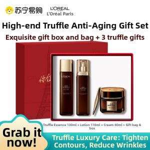 LOréal Paris | LOreal Gold Essence Truffle Moisturizing Cream Tightening Wrinkle Reduction Serum Womens Set 2370 Beauty Skincare Kit