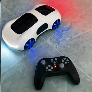 2.4G RC Stunt Car 1/18 Remote Control Car 360 Rotation Drift Car Gesture Sensing Dual Spray Racing Vehicle Light Music Xmas Gift