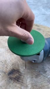 Ktools Carbide Grinding Stone 6mm Thick Sharpening Disc for Angle Grinder Metal Stone Polishing Tool for Knives Scissors