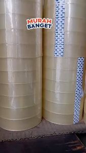 Lakban OPP Tape/Lakban Clear Bening & lakban coklatKsatria tape 48mm x 100yard dan isolatip 1 inch 45mm x 80yard/satuan/per pcs