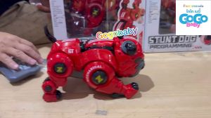 🦊น้องหมาหุ่นยนต์บังคับ มีเสียงมีแสงหุ่นยนต์หมาใส่ถ่าน Dog ตัวใหญ่ ตัวหนา น่ารัก มีระบบรับคำสั่งผ่านการสัมผัส หมาบังคับ