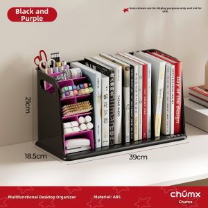 CHUMX | Desktop Organizer Shelf Large Capacity Bookstand