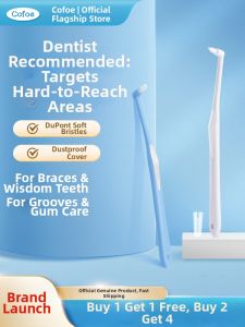 Cofoe | Orthodontic Small Head Toothbrush Specialized For Braces Orthodontics And Wisdom Teeth