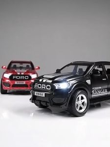 BERMA BABY Pickup Metal Diecast Alloy Toys Cars Models Trucks for Boys Children Raptor Collectible Simulation Car Toy