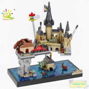 HUIQIBAO | HUIQIBAO 1256Pcs British Castle Architecture Model Building Blocks DIY City Set Ornament Bricks Toys For Adult Birthday Gift