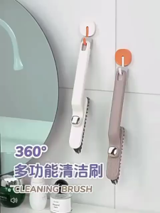 Sikat serba guna Toilet 3in1 Pembersih Westafel Dapur Kamar Mandi Bisa Berputar 360 Derajat Sikat Pembersih Dapur Jendela