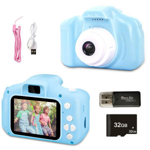 Childrens Camera 1080P HD Screen Camera Video Toy 8 Million Pixel Kids Cartoon Cute Camera Outdoor Photography Toy