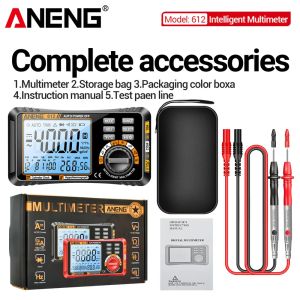 ANENG | ANENG 3 In 1 Digital Multimeter 612 AC DC Voltage Current Temperature Voltmeter Multi-functional Electrician Repair Detector