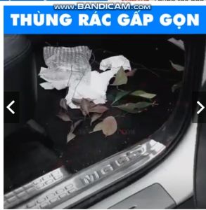 Thùng rác gấp gọn có thể co giãn để trên ô tô văn phòng nhà bếp