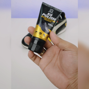 KS Polish Tube The Premium Leather Shoe Care Shine Protect Restore Black Leather Footwear KSORIGINAL