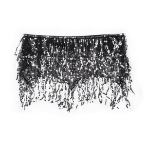 PANDA STORM | Children Jazz Dance Outfit with Fringe and Sequins