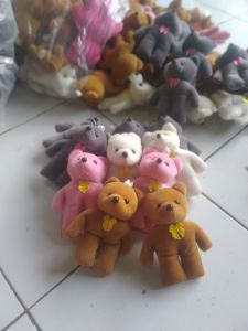boneka teddybear mini aksesori gantungan kunci souvenir hadiah