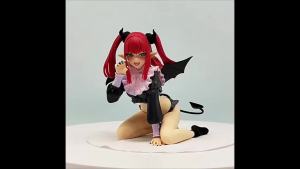 Bandai | My Dress‑Up Darling Figure Kitagawa Marin School Uniform & Rizu‑kyun Demon Cos Standing & Kneeling Ver PVC Collectible Toy