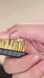 KIYO Sikat Kawat Tembaga Nylon 3in1 / Pembersih Kompor Wire Brush Serbaguna