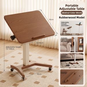 DONGMU | Adjustable Foldable Solid Wood Table