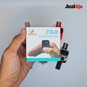 Tasbih Digital Charger LED Jam Digital Premium