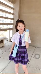 Children We Care M27 Special: Kuromi Chinnamoroll Children Vacuum Flask/316 Stainless Steel Bottle/Thermal Flask cute school bottle