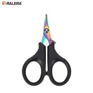 RALERA Fishing Scissors Stainless Steel Braid Scissors Colorful/Black Options Portable Fishing Line Cutter Tool