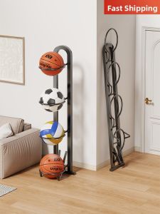 QINQI | Basketball Soccer Volleyball Storage Rack Folding