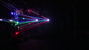 💖READY STOCK💖Moving Head 90W RGBW LED Sound Activated Autorun Mini Spider Stage Light Beam Rotating Lamp Disco KTV