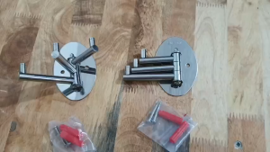 Móc treo quần áo 3 chấu inox 304