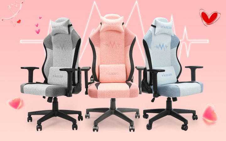 Musso Aeolus Series Musso Gaming Chair Musso HEARTBEAT XL Fabric