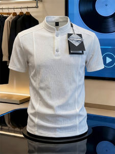 Áo Polo Cổ Henley Kiểu Cổ Điển Dành Cho Nam Tay Ngắn